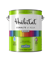 'Hábitat Esmalte Satinado al Agua'